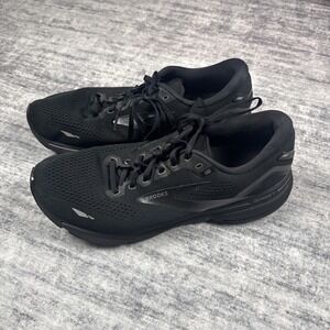 Brooks Ghost 15 Triple Black Sneakers Running Shoes Men Size 12 2E Wide